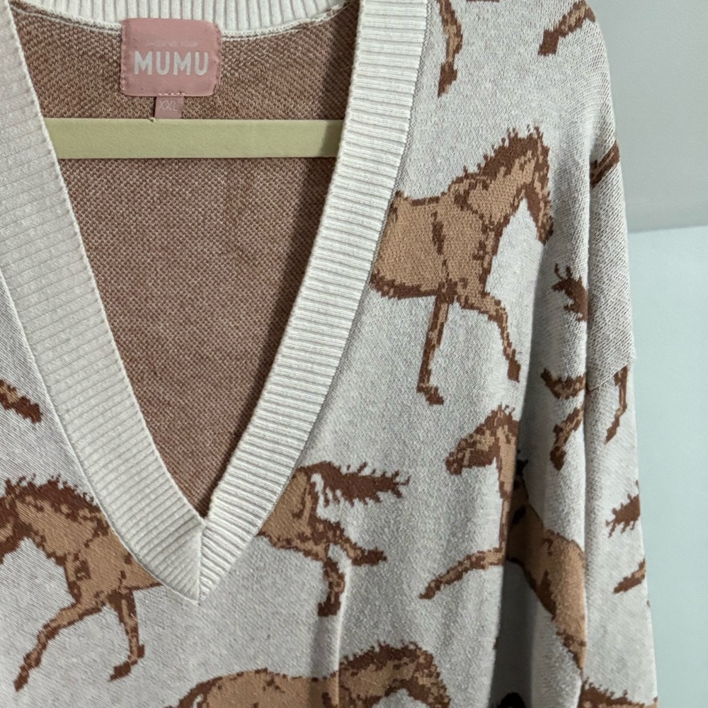 Show Me Your Mumu Horse Sweater